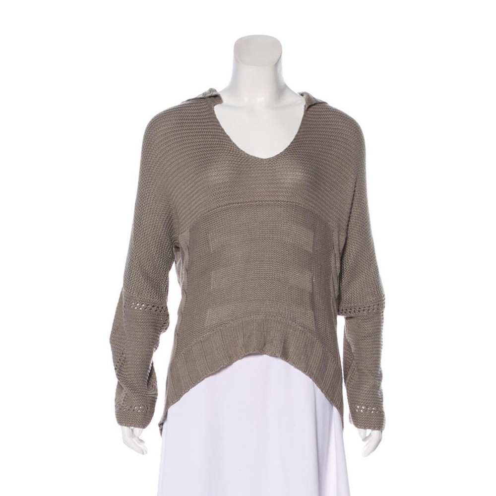 Kimberly Ovitz high-low knit sweater